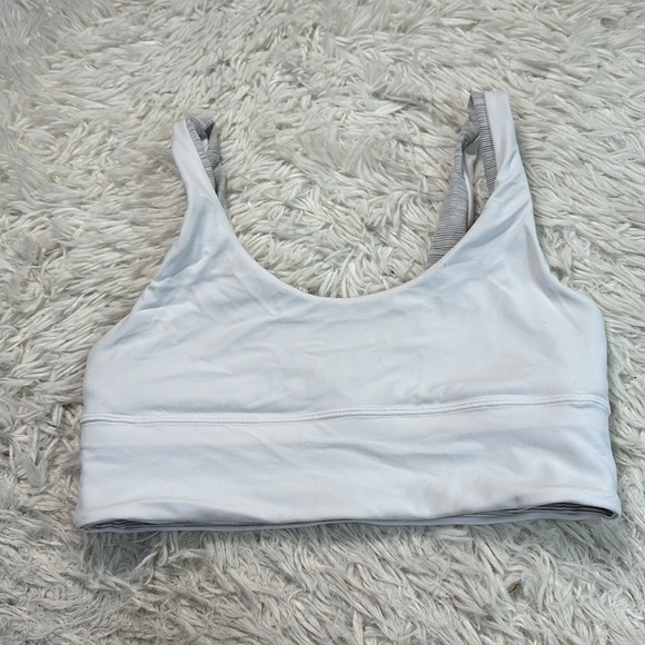 Lululemon Align Reversible Bra *Light Support, A/B Cups White / Wee Are From Spa - Picture 4 of 6